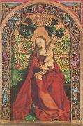 Martin Schongauer Madonna at the Rose Bush oil painting reproduction